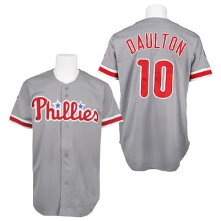 Darren Daulton Philadelphia Phillies Men's Black Midnight Mascot T-Shirt 