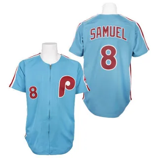 Johan Rojas Men's Replica Philadelphia Phillies Light Blue Road Cooperstown  Collection Jersey - Philadelphia Store